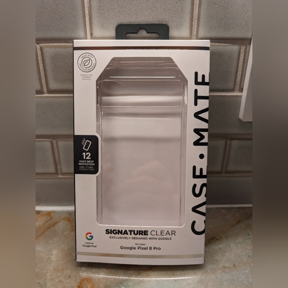 NIB Case Mate Google Pixel 8 Pro Signature Clear Case